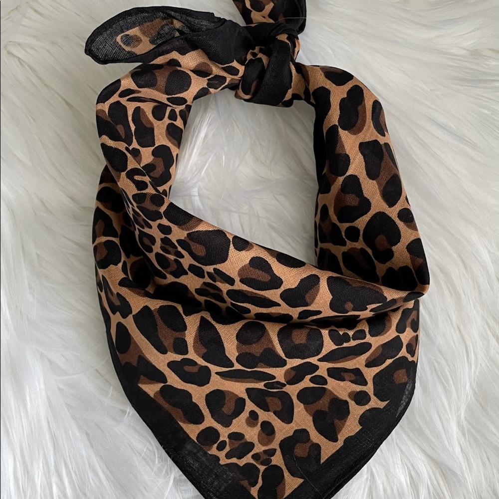 Animal Print Neck Scarf